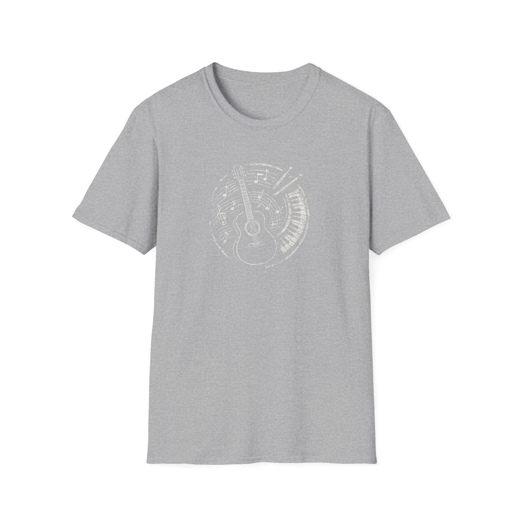 Musical Guitar Emblem T-Shirt