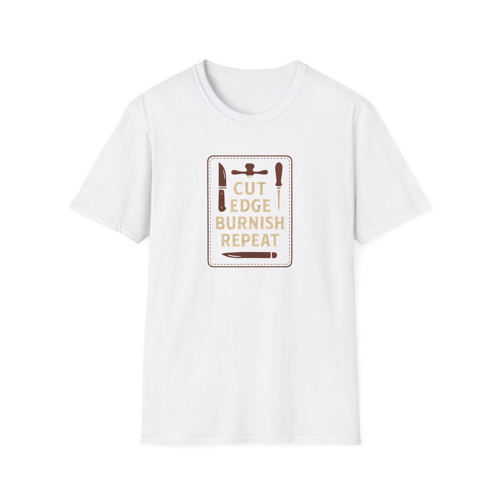 Cut Edge Burnish Repeat T-Shirt