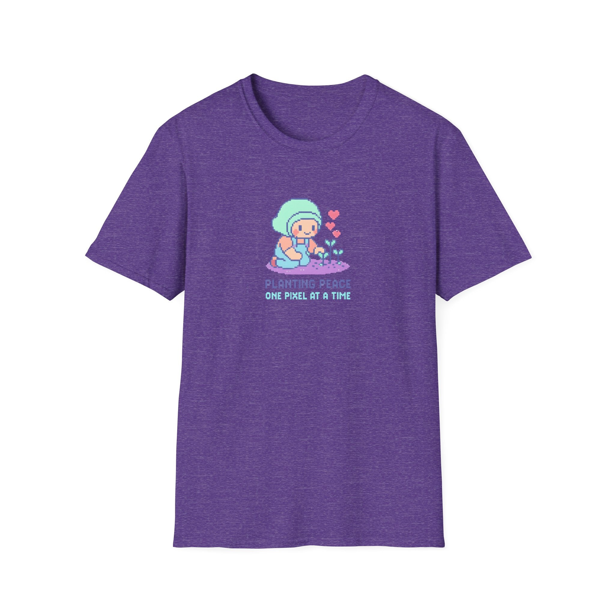 Planting Peace Pixel Art T-Shirt