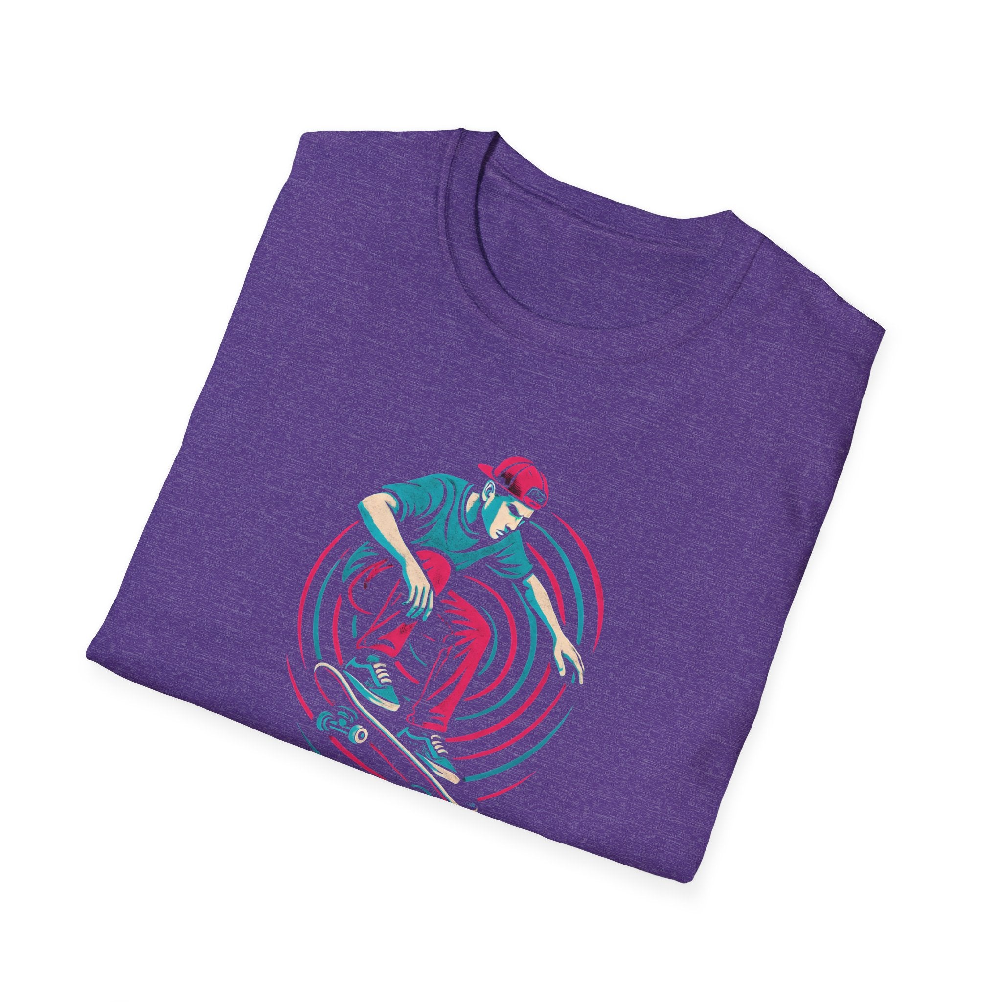Skateboarder performing trick T-Shirt