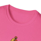 Cyclist with Backpack T-Shirt