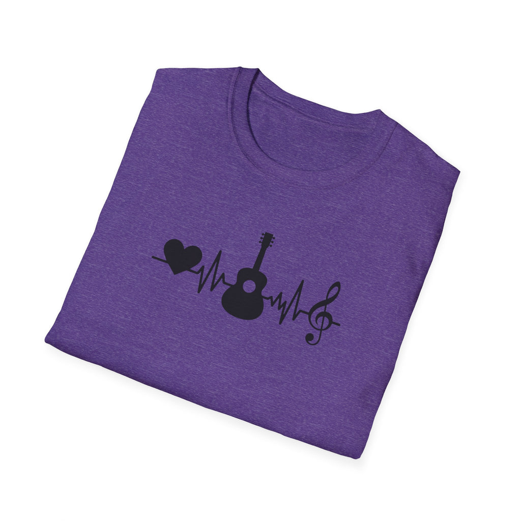 Heartbeat Guitar Music T-Shirt